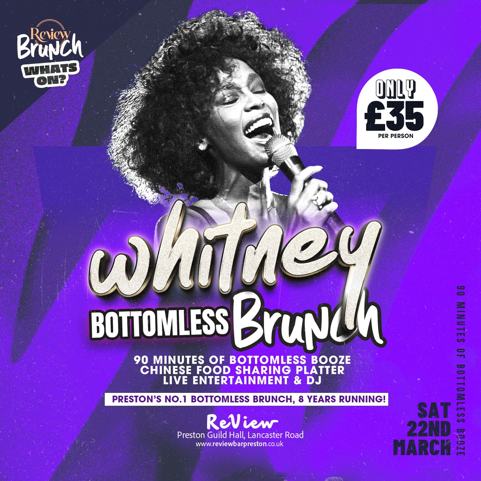 Whitney Houston Bottomless Brunch